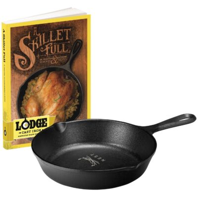Lodge® 8" Cast Iron/Skillet Full Cookbook Gift Set
