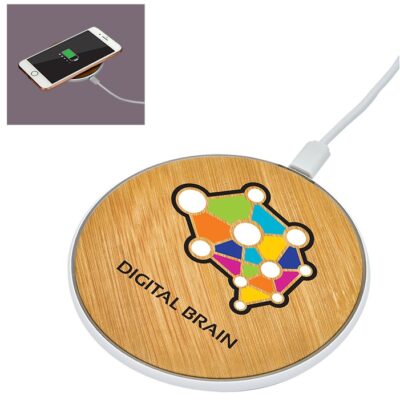 Bamboo Print Wireless Charger-1