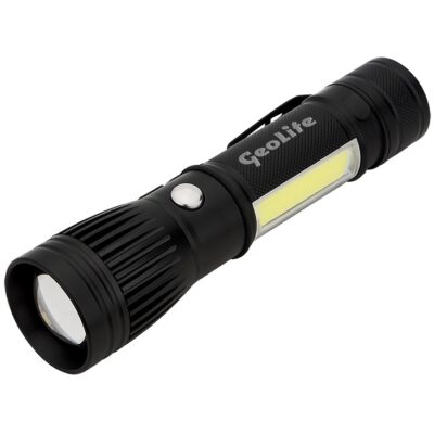 Channel LED / COB Rechargeable Flashlight-1