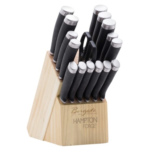Hampton Forge® Epicure 17 Piece Cutlery Block Set-1
