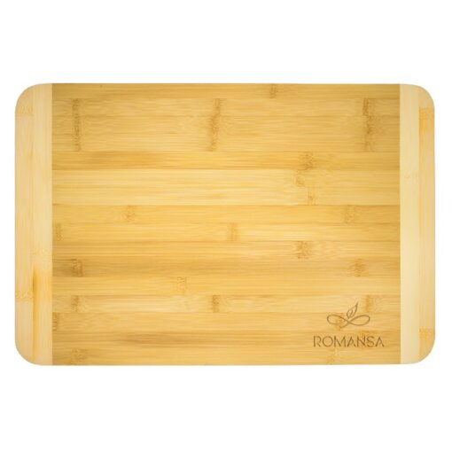 Home Basics® Two Tone Bamboo Cutting Board 12"x18"-3