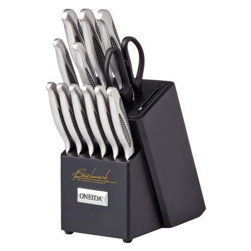 Oneida® 14 Piece Knife Set with Built-in Sharpener-1