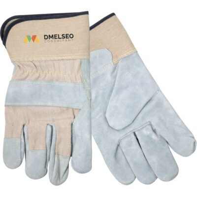 Split Leather Glove w/Safety Cuffs-1