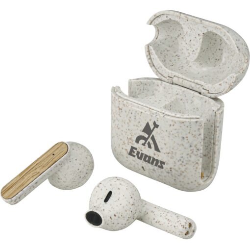 EarthTrendz™ Wheat Straw & Bamboo Earbuds & Case-4