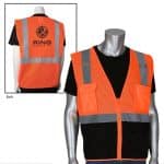Five Pocket Black Bottom Front Value Mesh Vest - 3