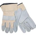 Split Leather Glove w/Safety Cuffs - 1