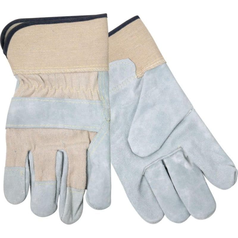 Split Leather Glove w/Safety Cuffs - 1