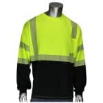 Class 3 Long Sleeve Black Bottom Front T-Shirt - 2