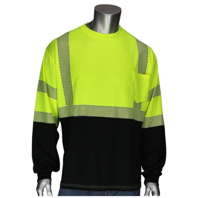 Class 3 Long Sleeve Black Bottom Front T-Shirt - 2