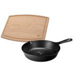 Lodge 8" Skillet/12" Arch Cutting Board Gift Set