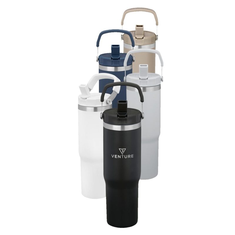 28oz Urban Peak Pinnacle Flip Straw Tumbler