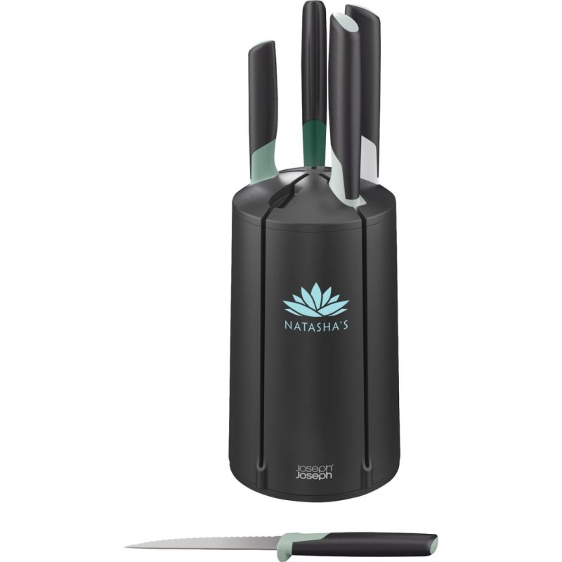 Joseph Joseph Elevate Green Knives Carousel Set - 1