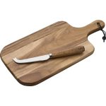 Niagara Cutlery Acacia Cheese Board Set - 6