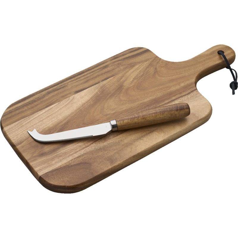 Niagara Cutlery Acacia Cheese Board Set - 6