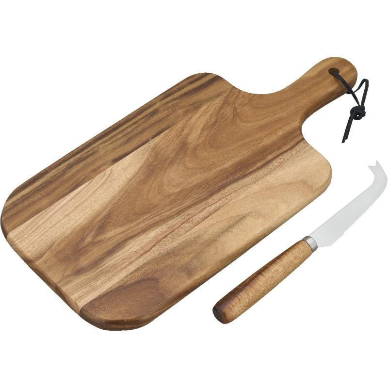 Niagara Cutlery Acacia Cheese Board Set - 7