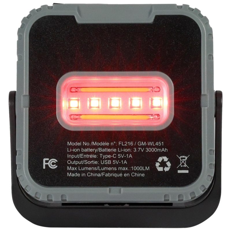 Rechargeable 10W COB/LED Trio Ready Worklight - 5