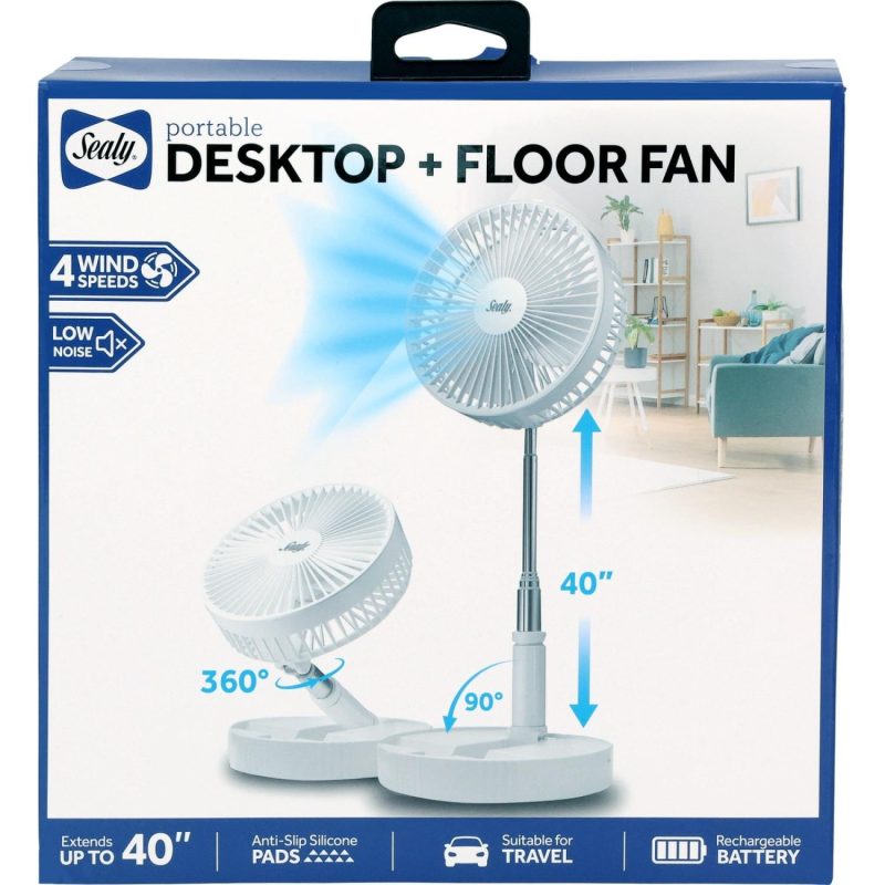 Sealy Adjustable Desktop/Floor Fan - 7