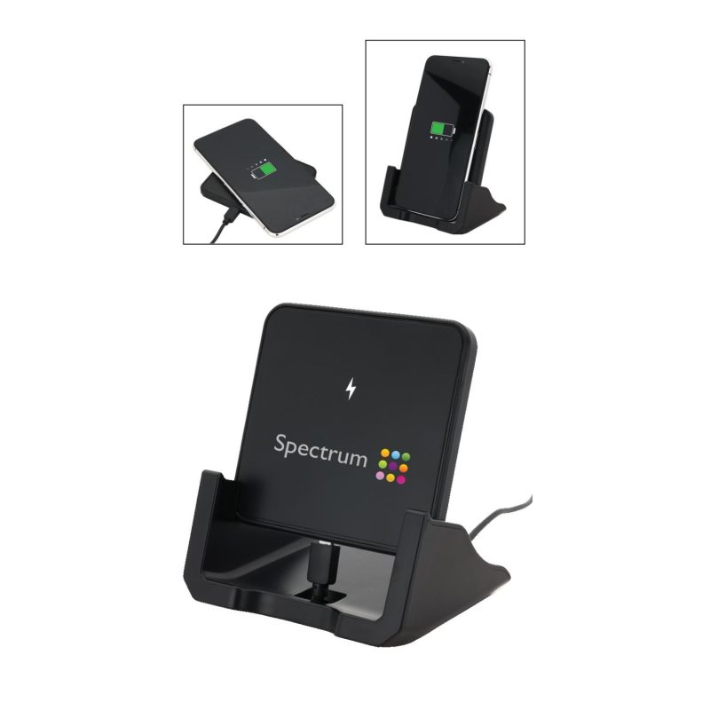 10W-Wireless-Charger-Pad-and-Phone-Stand-EL197 10W Wireless Charger Pad and Phone Stand