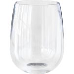 12oz Clear Stemless Wine Glass - 6