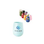 12oz Colored Stemless Wine Glass