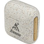 EarthTrendz Wheat Straw & Bamboo Earbuds & Case - 2