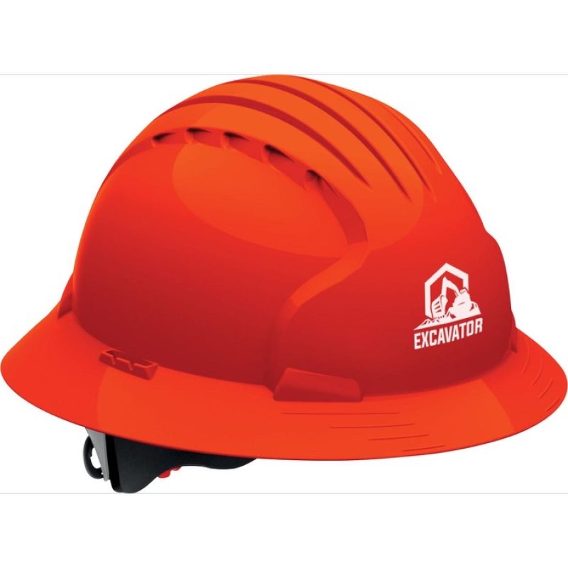 Evolution 6161 Full Brim Hi-Vis Hard Hat - 4