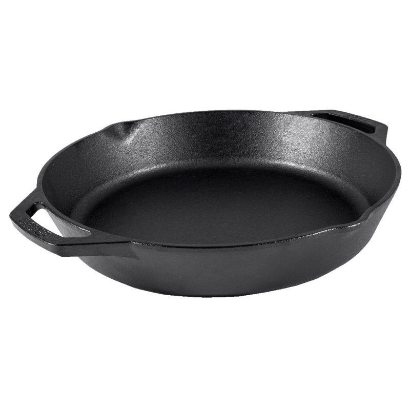 Lodge 12" Cast Iron Dual Handle Pan - 1