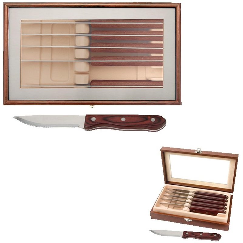 Manchurian Ash 6-Piece Steak Knife Set - 5