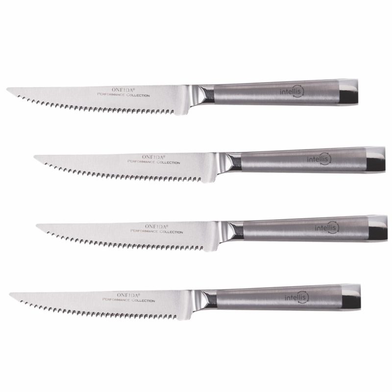 Oneida 4 Piece Stainless Steel Steak Knife Set - 1