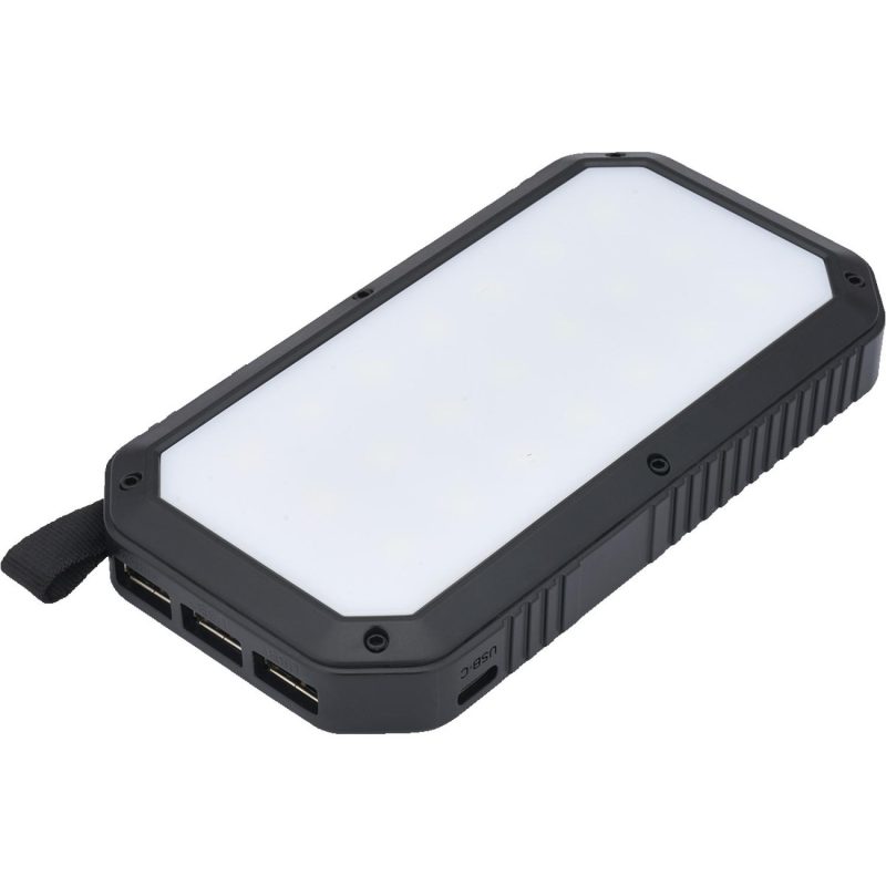 Trio Port Solar Charge LED Power Bank 8