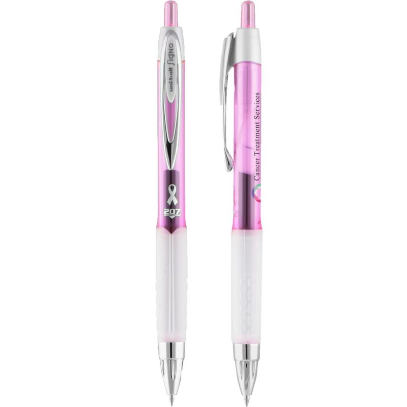 uni-ball-207-Pink-Ribbon-Pen-GFBCA uni-ball 207 Pink Ribbon Pen