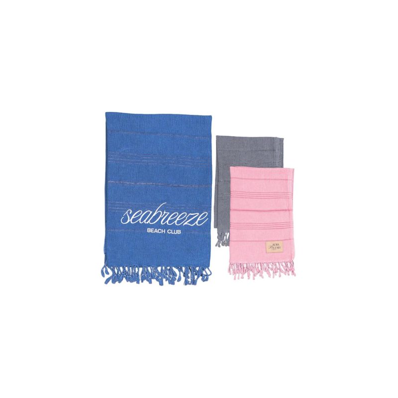 Stone Washed Demin Peshtemal Towel
