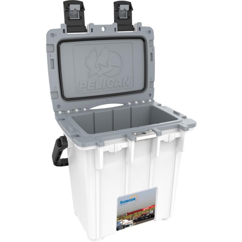 Pelican 20QT Cooler WHITE - 5