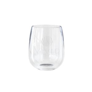 Symglass 12oz Clear Stemless Wine Glass