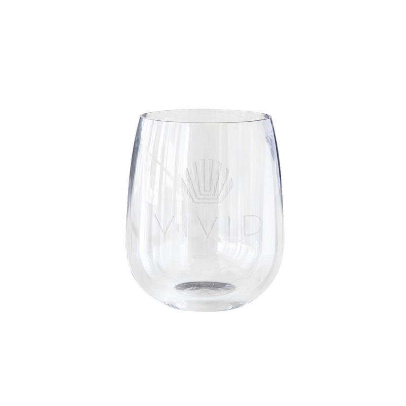 Symglass 12oz Clear Stemless Wine Glass