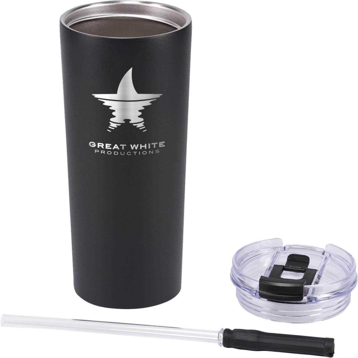 20oz Urban Peak Cascade Pop-Up Straw Tumbler - 1