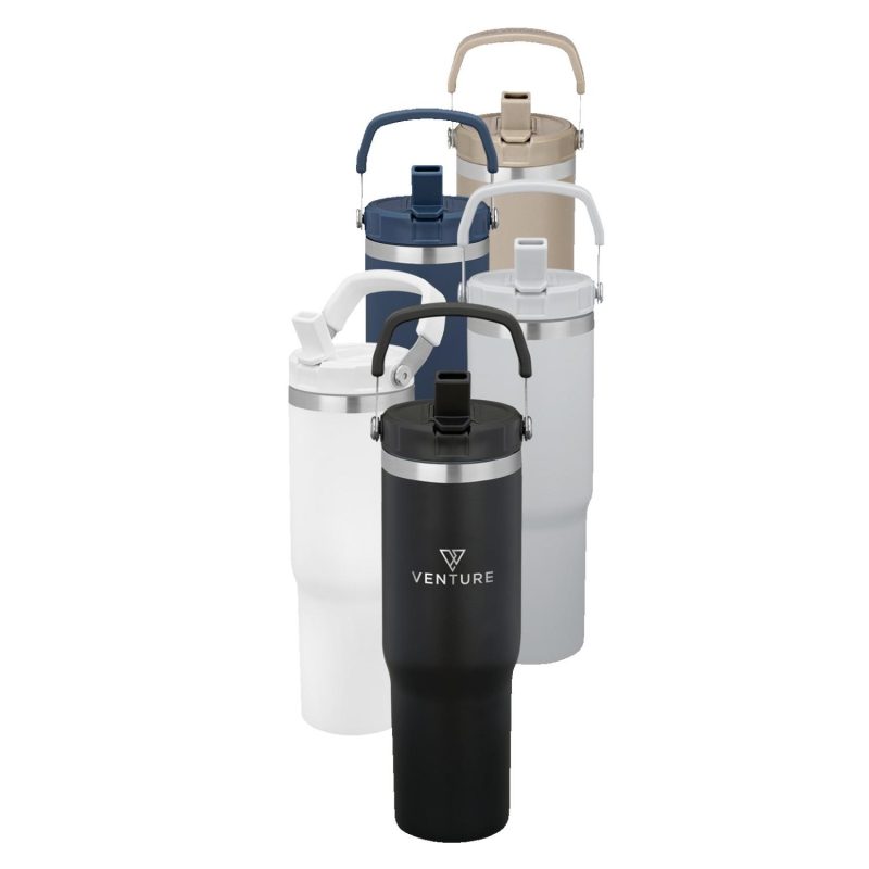 28oz Urban Peak Pinnacle Flip Straw Tumbler