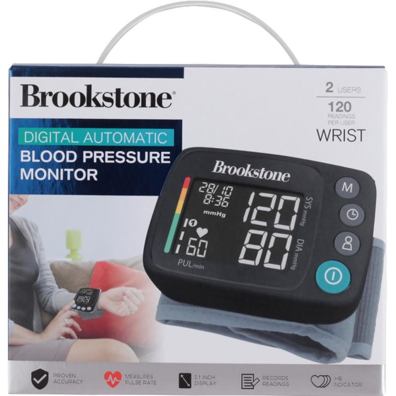 Brookstone Digital Blood Pressure Monitor - 5
