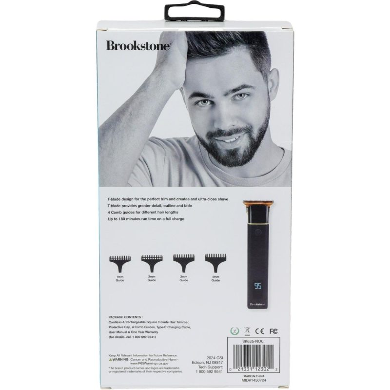 Brookstone Square T-Blade Hair Clipper - 5