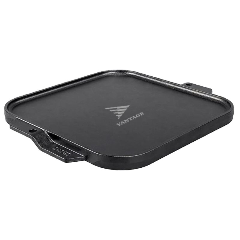 Lodge 10.5" Cast Iron Reversible Grill / Griddle - 1