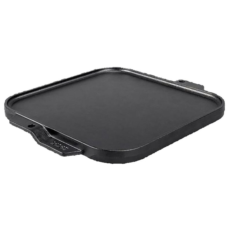 Lodge 10.5" Cast Iron Reversible Grill / Griddle - 6