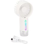 Rechargeable Handheld Fan W/Mist - 6