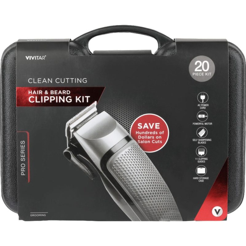 Vivitar 20 Piece Hair & Beard Clipping Kit - 4